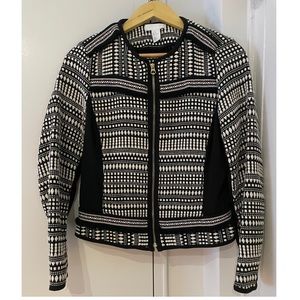 Black and White Blazer